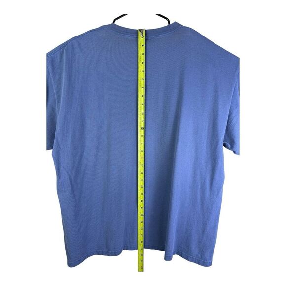 New York Central Railroad T-Shirt Adult 2XL Blue NYC Train Locomotive Transit - Picture 9 of 12